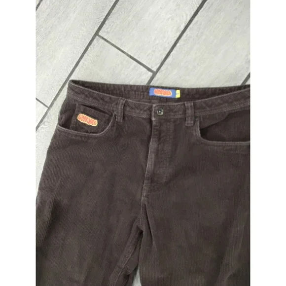 Empyre Brown Corduroy Pants – Size 34 – Skate /‎ Streetwear Classic - Picture 3 of 7